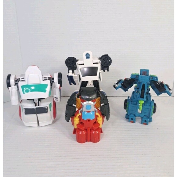 Transformers Rescue Bots Lot 4 Hot Shot Hoist Medic Docbot Cyber Battalion Prowl - Picture 3 of 5